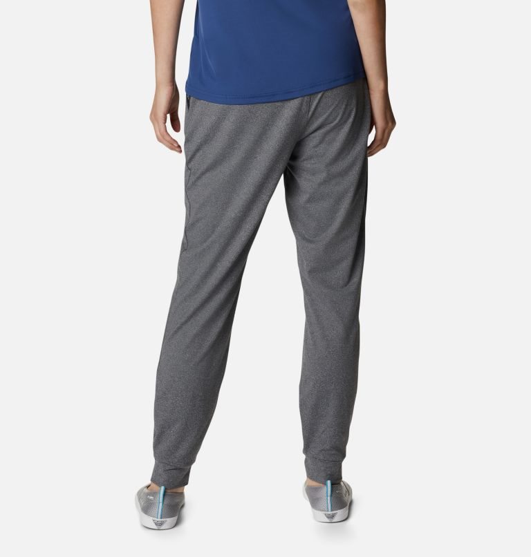 Women's Columbia PFG Slack Water Knit Jogger Dark Grey | CA-FC45A