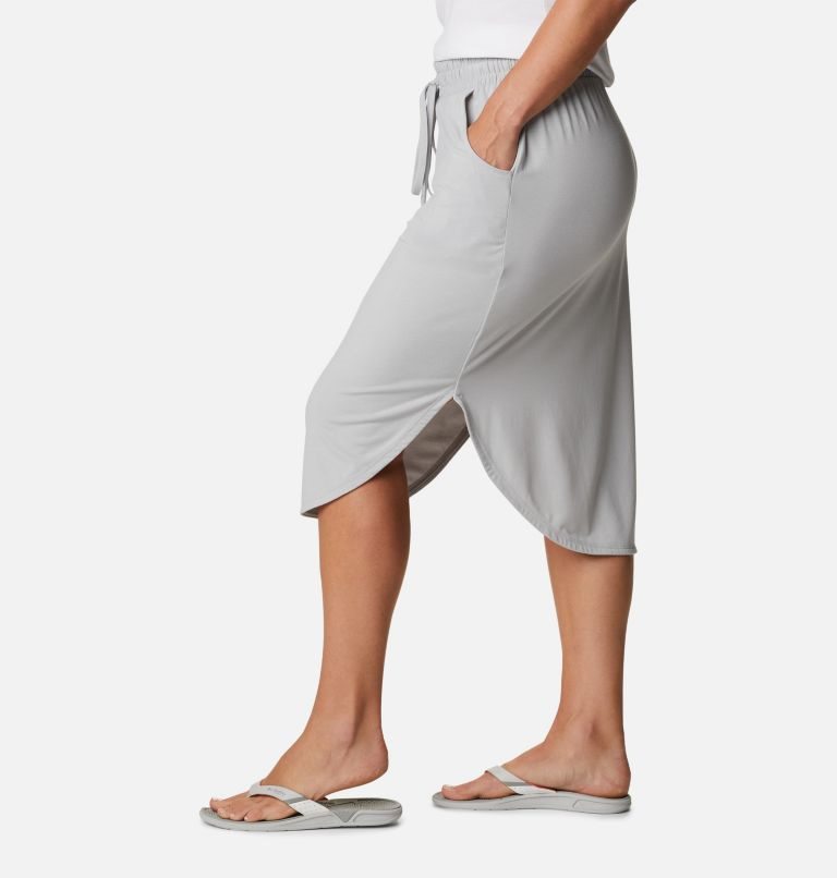 Women's Columbia PFG Slack Water Knit Skirts Light Grey | CA-L354C