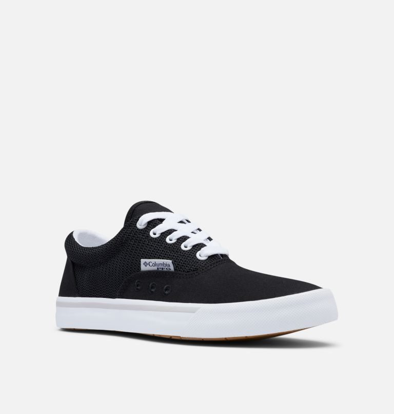 Women's Columbia PFG Slack Water Lace Sneakers Black | CA-N0815