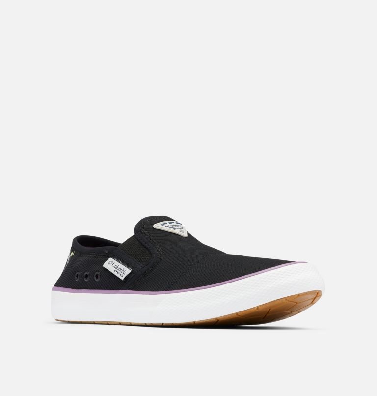 Women's Columbia PFG Slack Water Slip Sneakers Black | CA-D4653