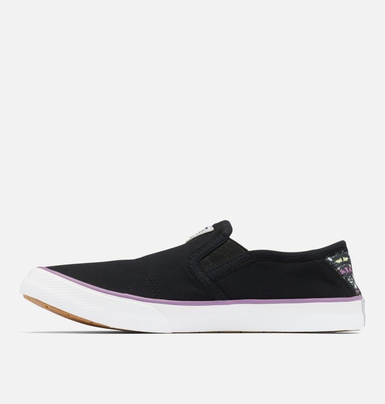 Women's Columbia PFG Slack Water Slip Sneakers Black | CA-D4653