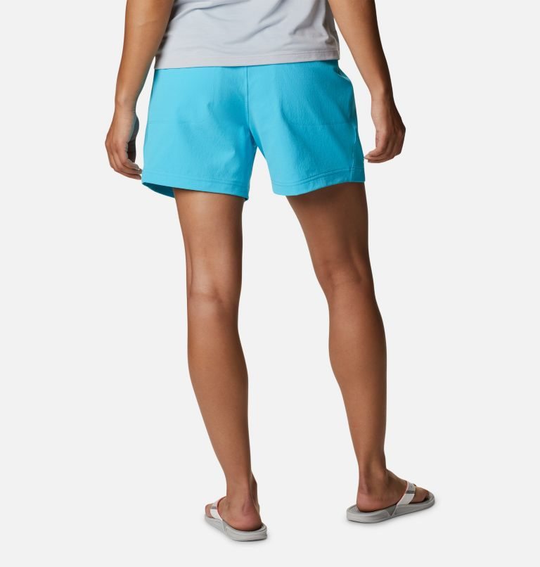 Women's Columbia PFG Slack Water Woven Shorts Turquoise | CA-QL0A1