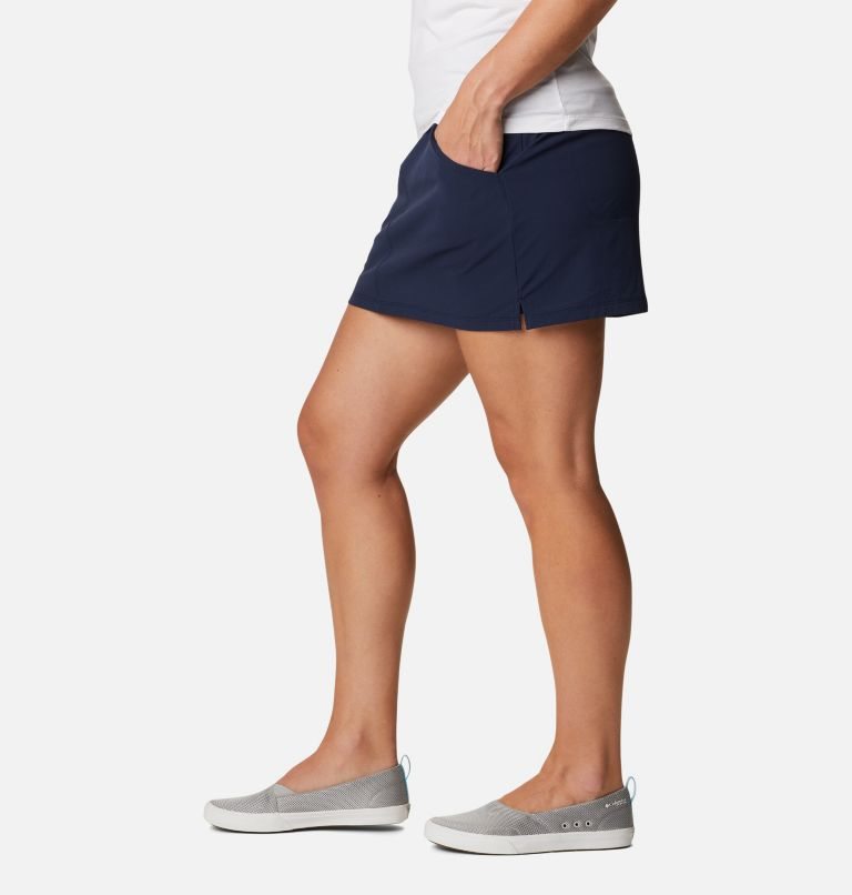 Women's Columbia PFG Sun Drifter Woven Skorts Navy | CA-CC3L4