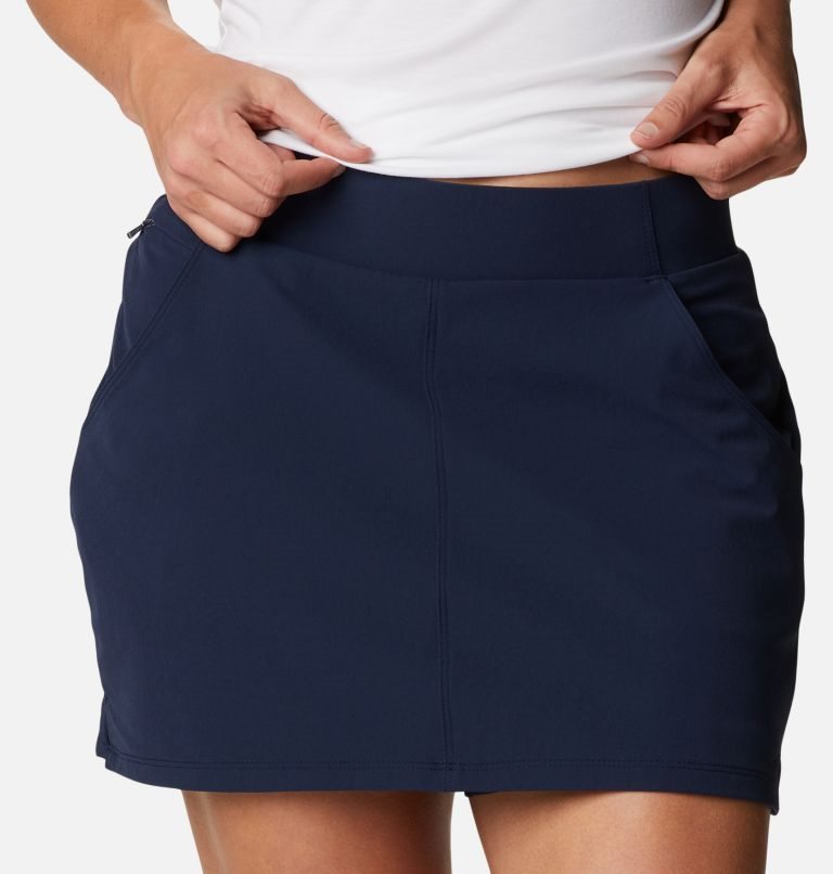 Women's Columbia PFG Sun Drifter Woven Skorts Navy | CA-CC3L4
