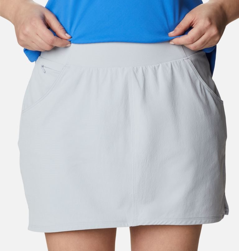 Women's Columbia PFG Sun Drifter Woven Skorts Light Grey | CA-I8L04