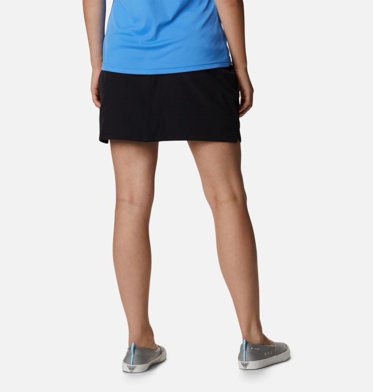 Women's Columbia PFG Sun Drifter Woven Skorts Black | CA-M8356