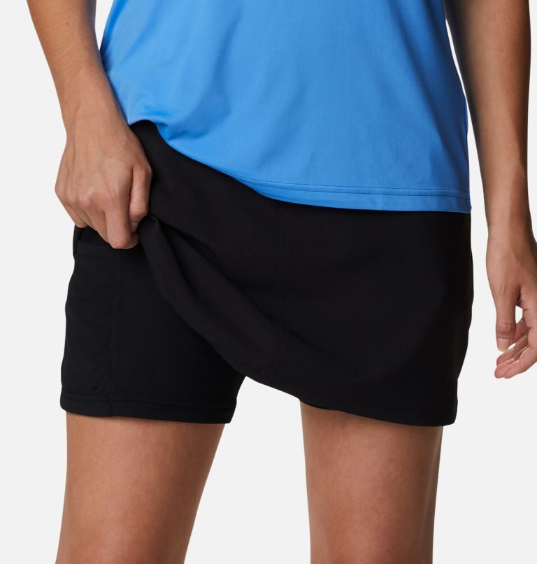 Women's Columbia PFG Sun Drifter Woven Skorts Black | CA-M8356