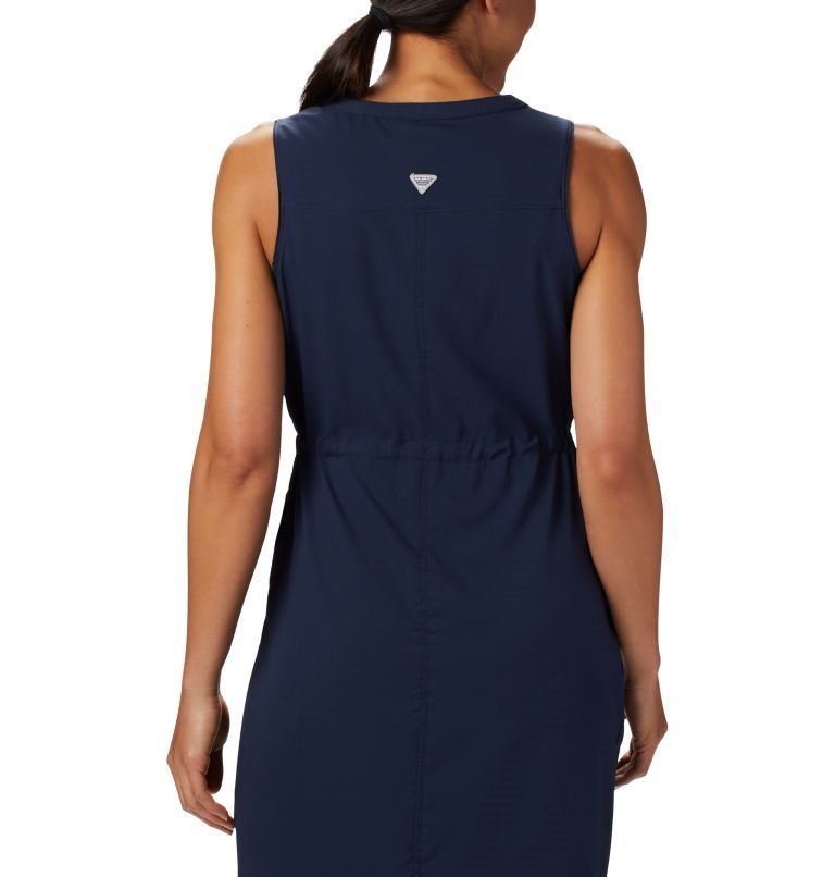 Women's Columbia PFG Tamiami Dress Navy | CA-W683C