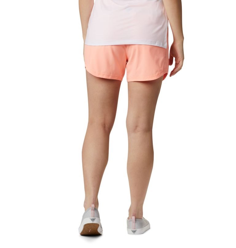 Women's Columbia PFG Tamiami Pull-On Shorts Coral | CA-DC815