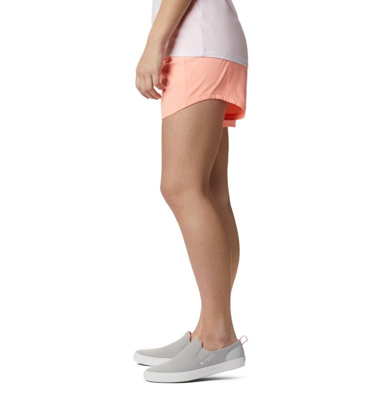Women's Columbia PFG Tamiami Pull-On Shorts Coral | CA-DC815