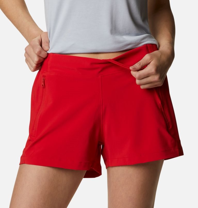 Women's Columbia PFG Tidal II Shorts Red | CA-M6843