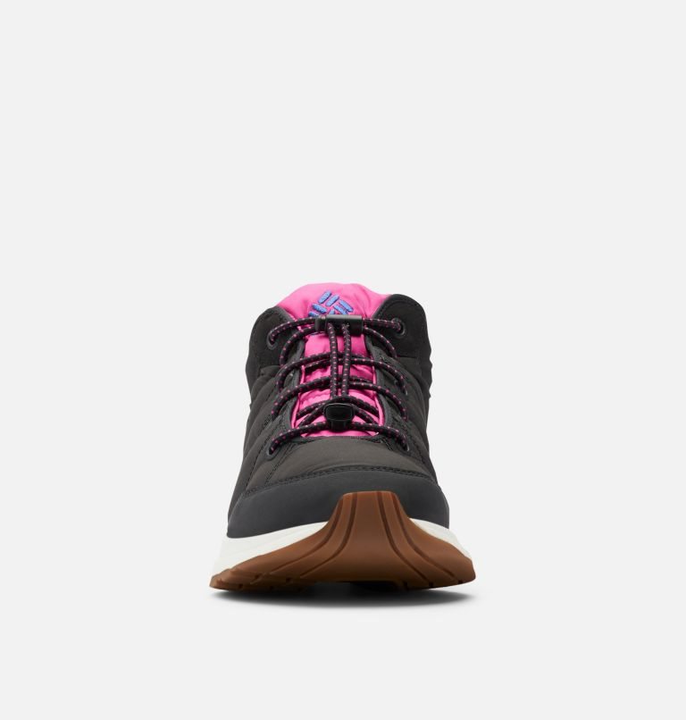 Women's Columbia Palermo Street Tall Sneakers Black | CA-E6LC3