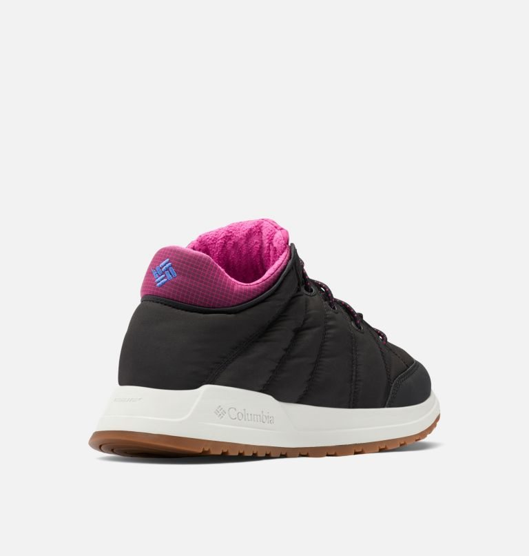 Women's Columbia Palermo Street Tall Sneakers Black | CA-E6LC3