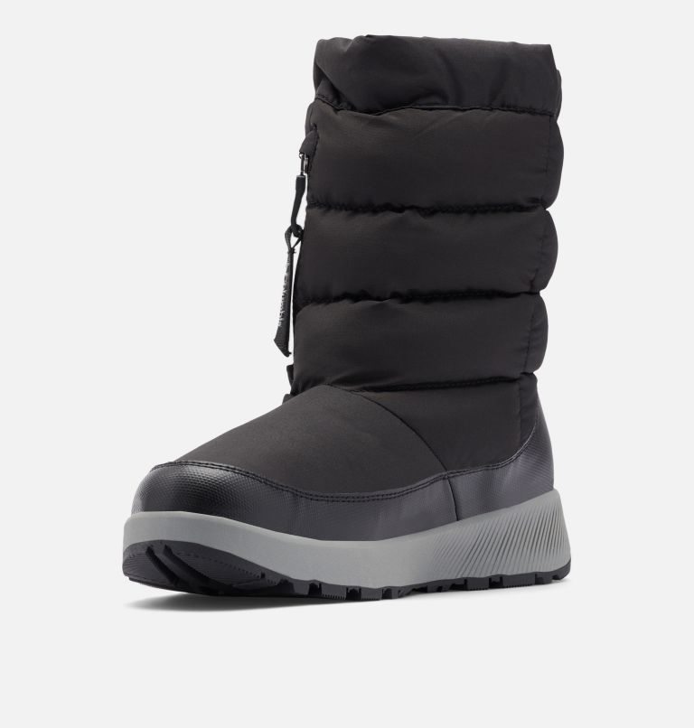 Women's Columbia Paninaro Omni-Heat Pull On Boots Black | CA-P14L8