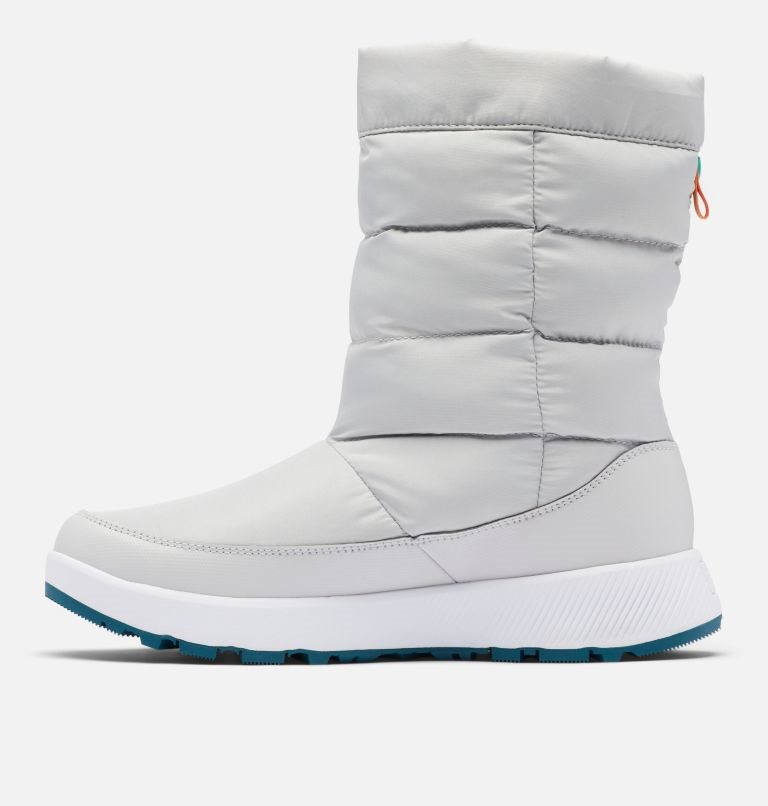 Women's Columbia Paninaro Omni-Heat Pull On Boots White | CA-P8A16