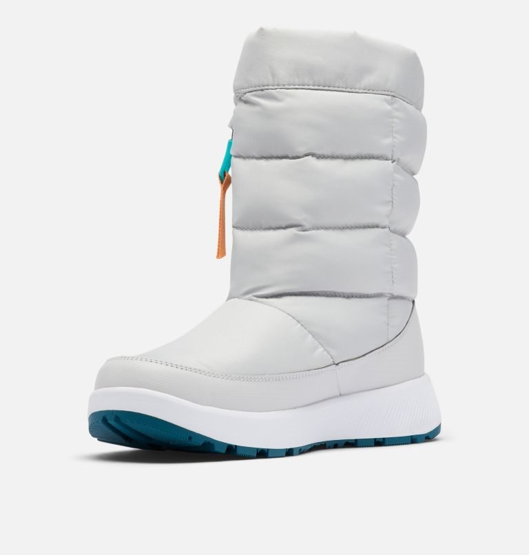 Women's Columbia Paninaro Omni-Heat Pull On Boots White | CA-P8A16