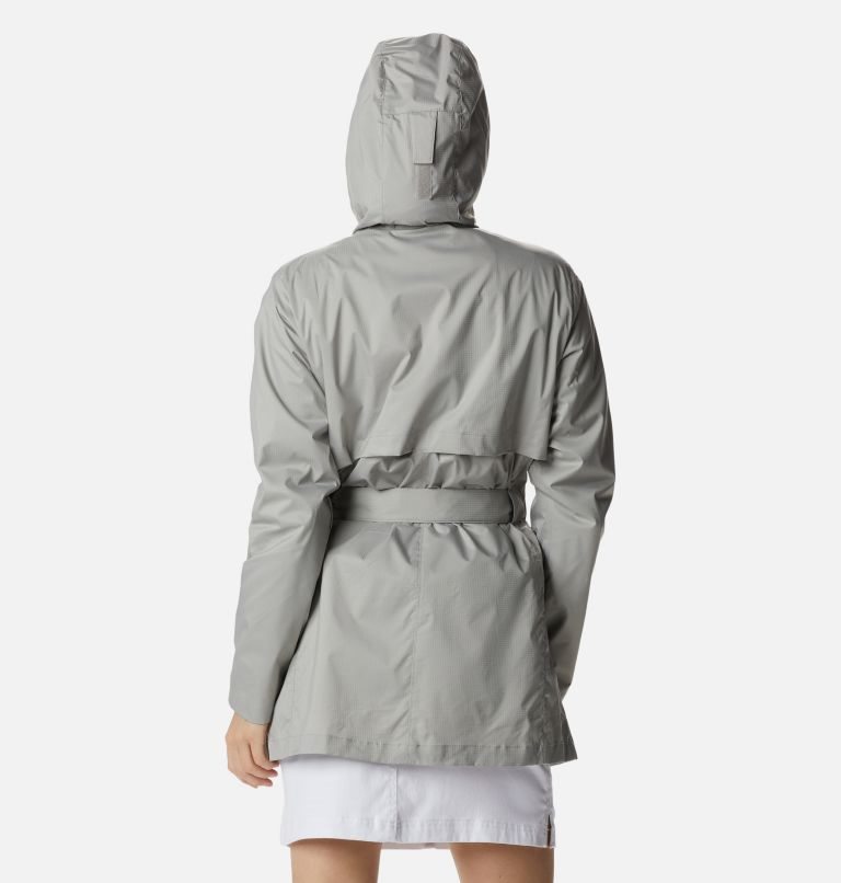 Women's Columbia Pardon My Trench Rain Jackets Grey | CA-O36A8