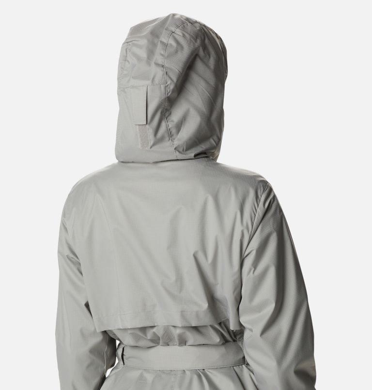 Women's Columbia Pardon My Trench Rain Jackets Grey | CA-O36A8