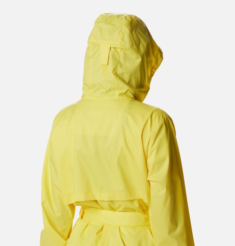 Women's Columbia Pardon My Trench Rain Jackets Yellow | CA-X8A1C