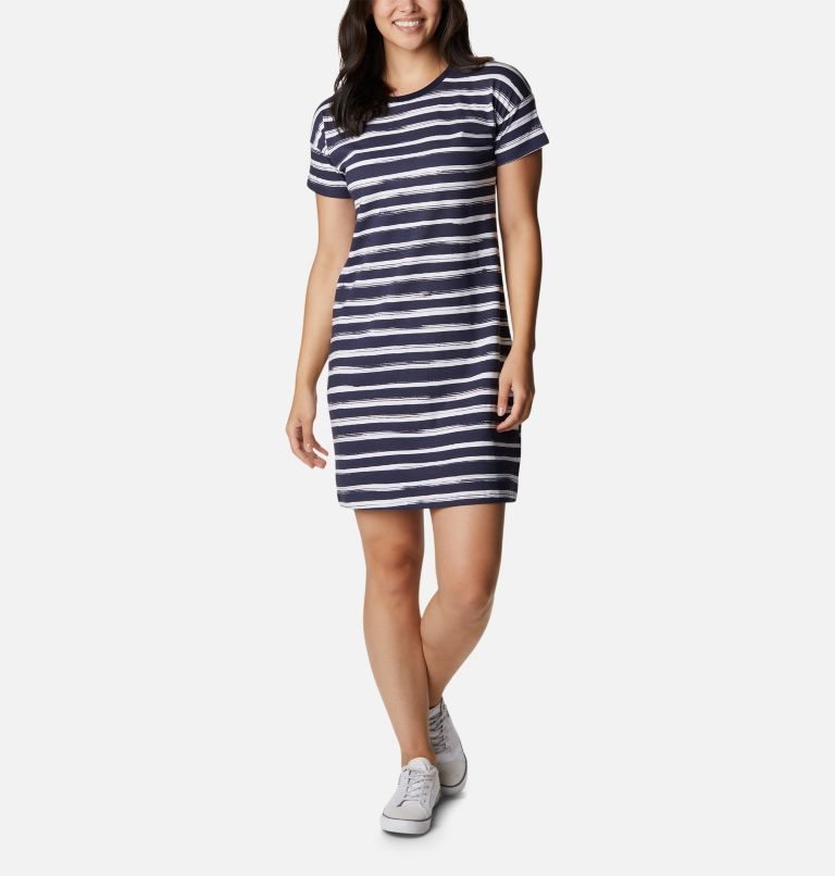 Women\'s Columbia Park Printed Dress Stripe | CA-UAL54