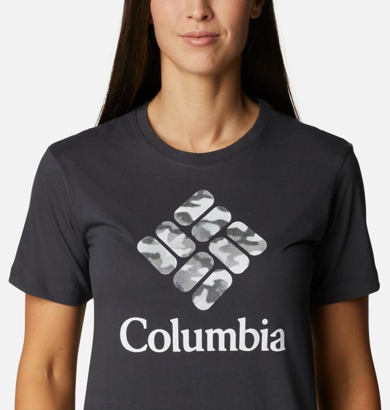 Women's Columbia Park Relaxed T Shirts Black | CA-S8035