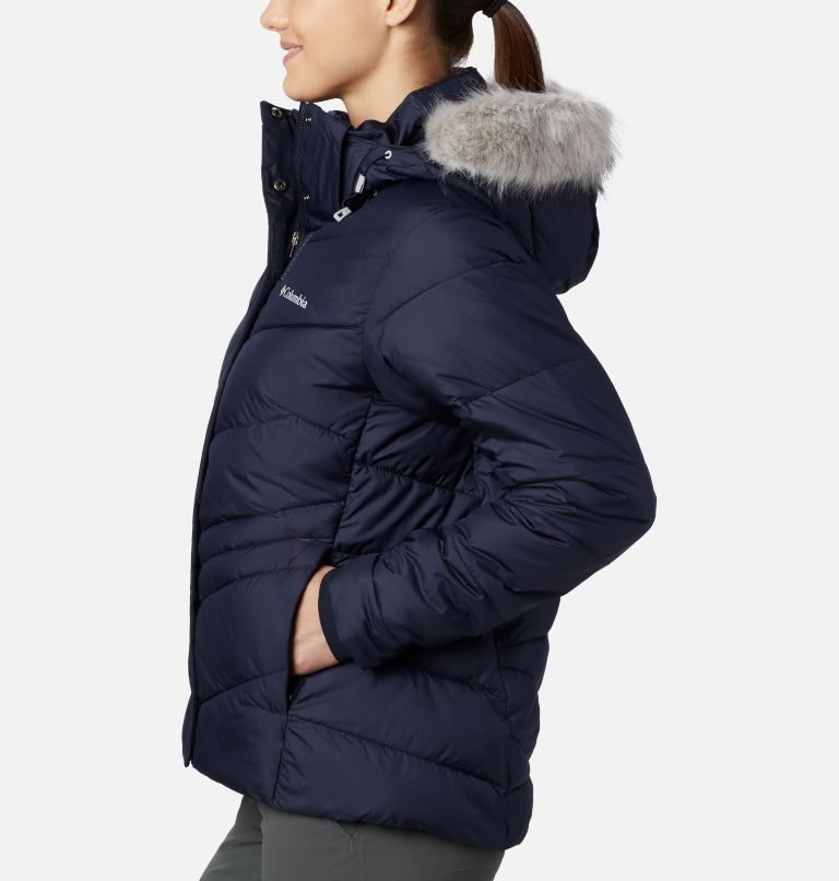 Women's Columbia Peak to Park Insulated Jackets Navy | CA-J5834