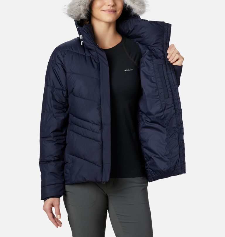 Women's Columbia Peak to Park Insulated Jackets Navy | CA-J5834