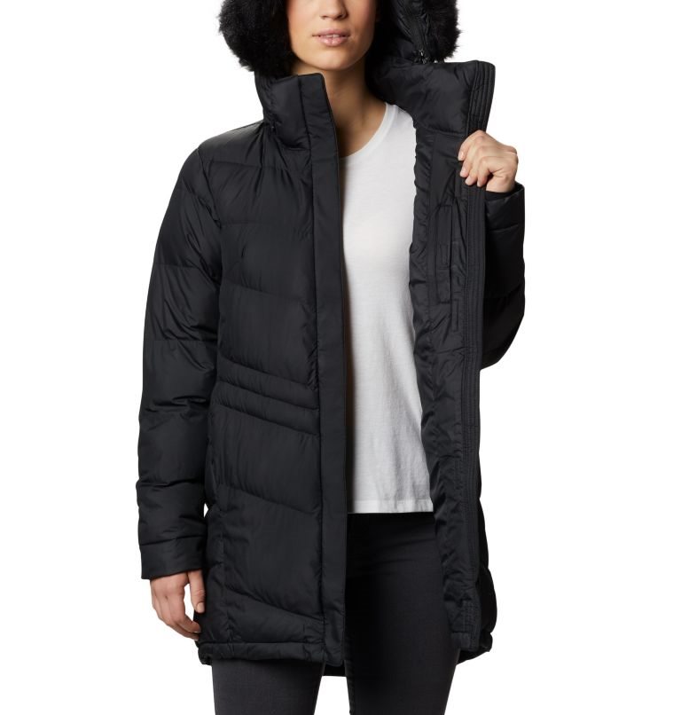 Women's Columbia Peak to Park Mid Insulated Jackets Black | CA-X31A5