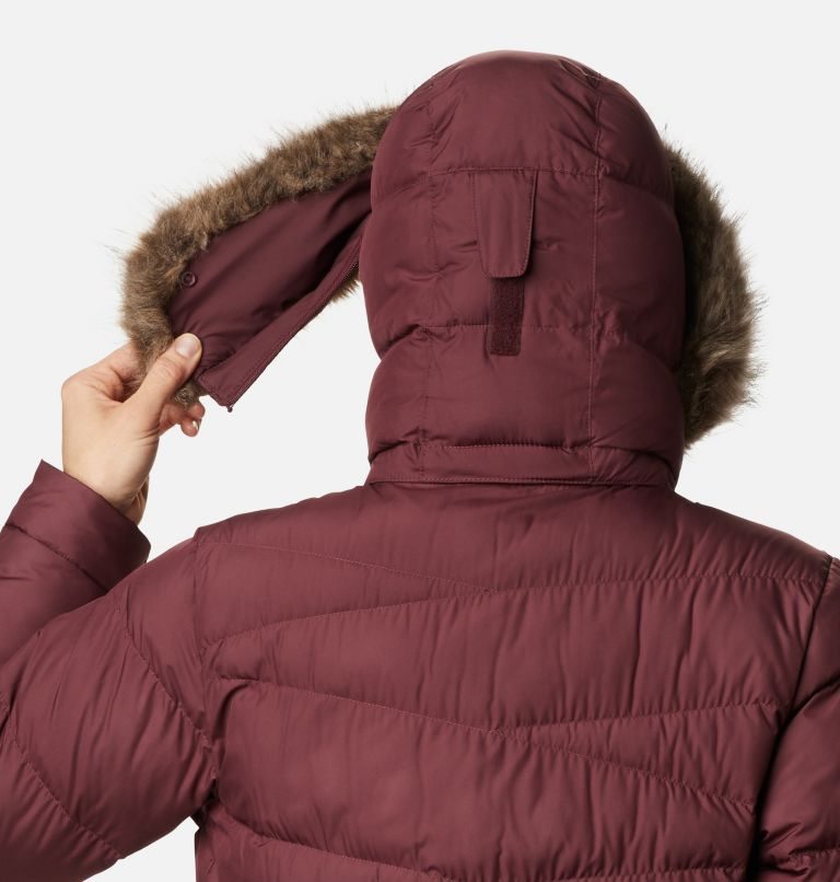 Women's Columbia Peak to Park Mid Insulated Jackets Burgundy | CA-Z4A0C