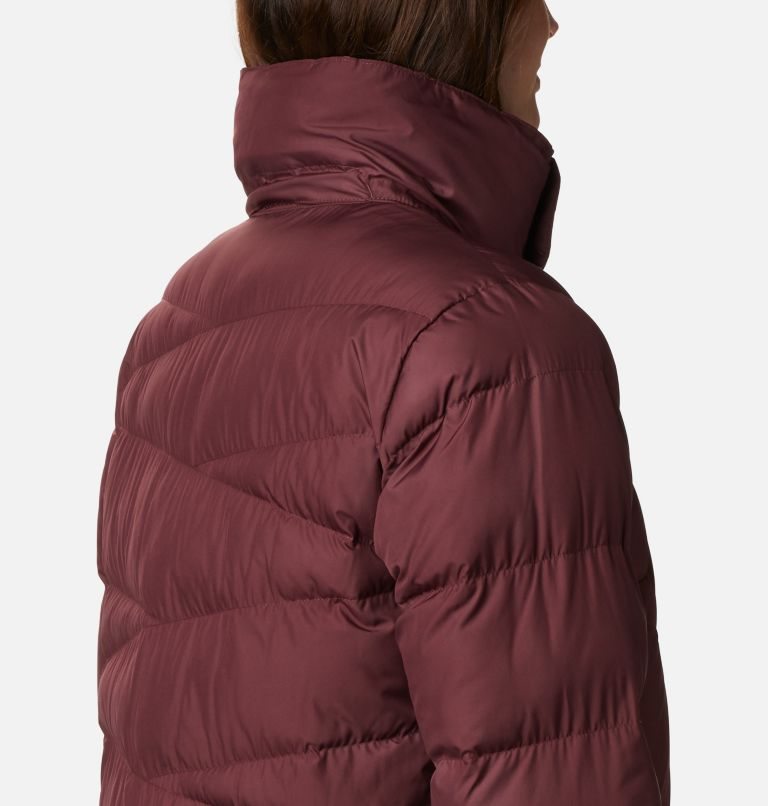 Women's Columbia Peak to Park Mid Insulated Jackets Burgundy | CA-Z4A0C