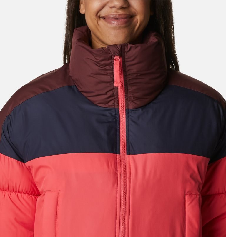 Women's Columbia Pike Lake Cropped Jackets Coral | CA-B0L56