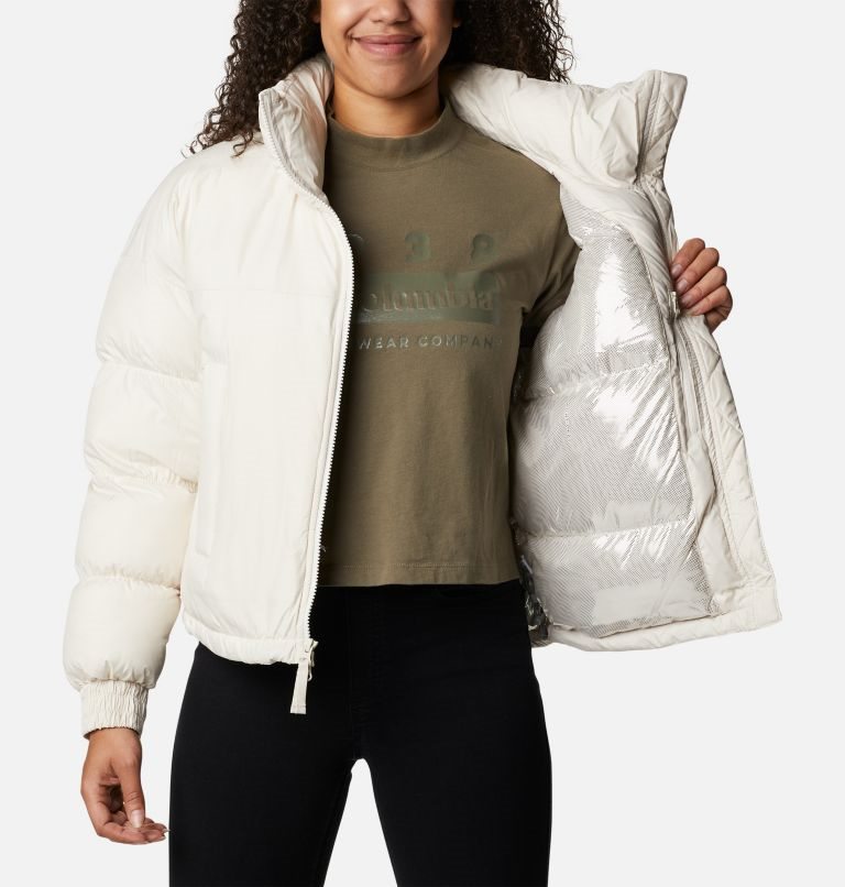 Women's Columbia Pike Lake Cropped Jackets Cream | CA-Q63C8