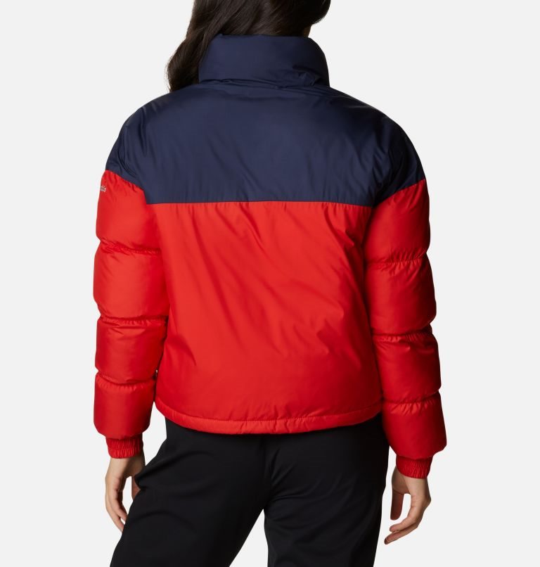 Women's Columbia Pike Lake Cropped Jackets Red | CA-Q65CA