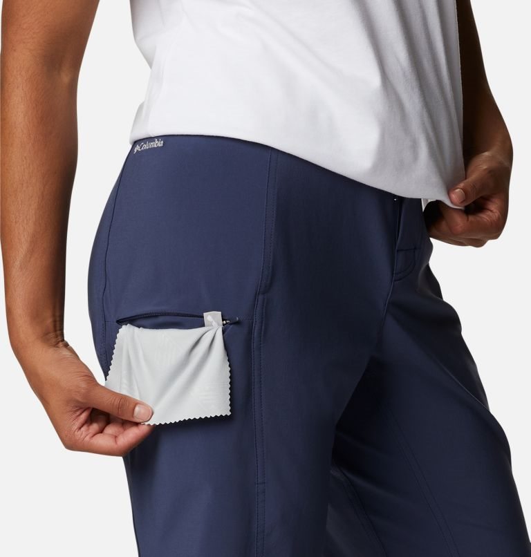 Women's Columbia Pleasant Creek Board Shorts Navy | CA-F4015