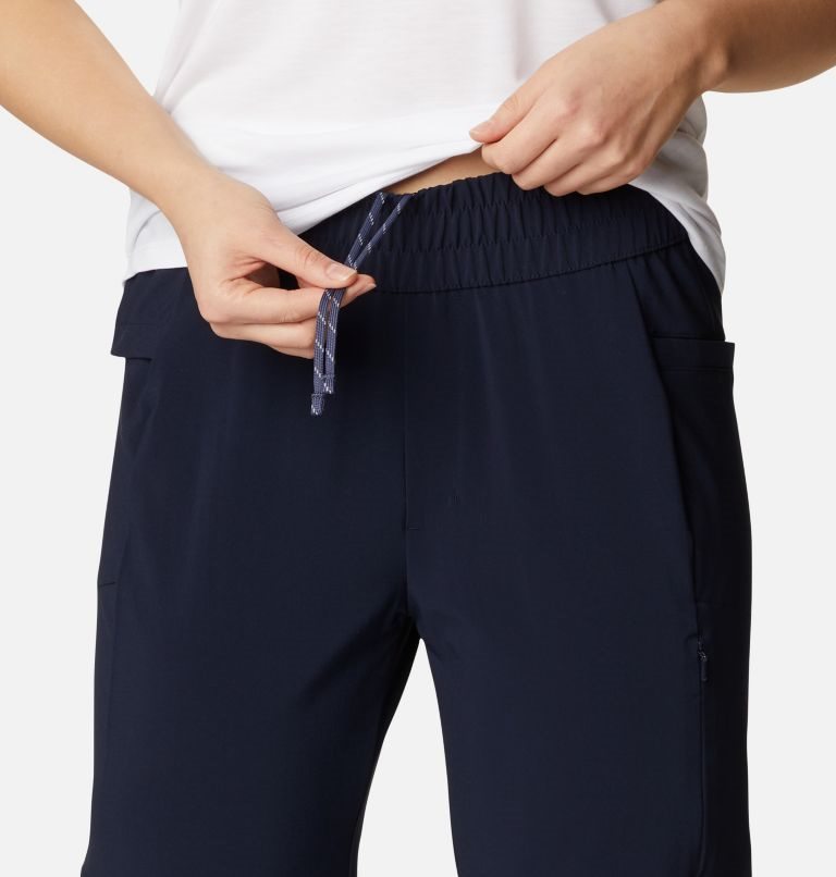 Women's Columbia Pleasant Creek Convertible Pants Navy | CA-R6014