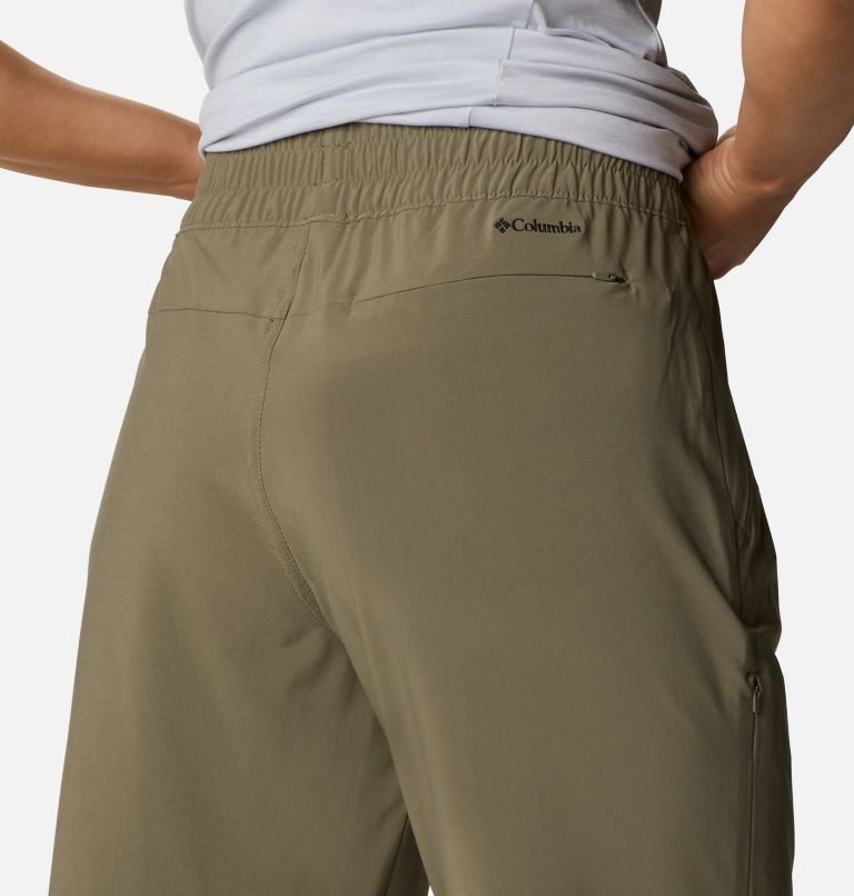 Women's Columbia Pleasant Creek Core Pants Khaki | CA-H1508