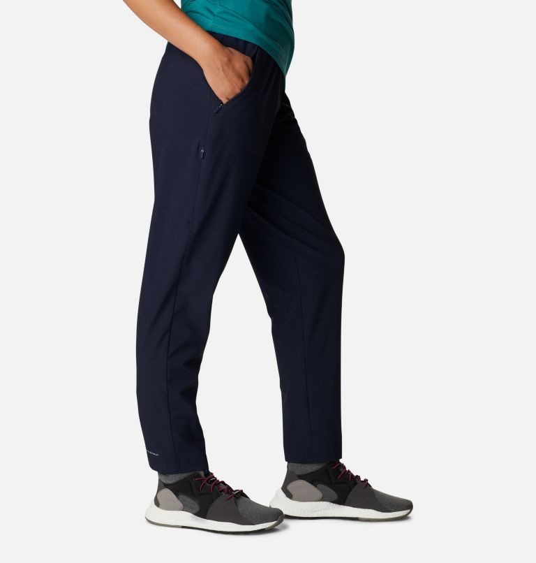 Women's Columbia Pleasant Creek Core Pants Navy | CA-K643C