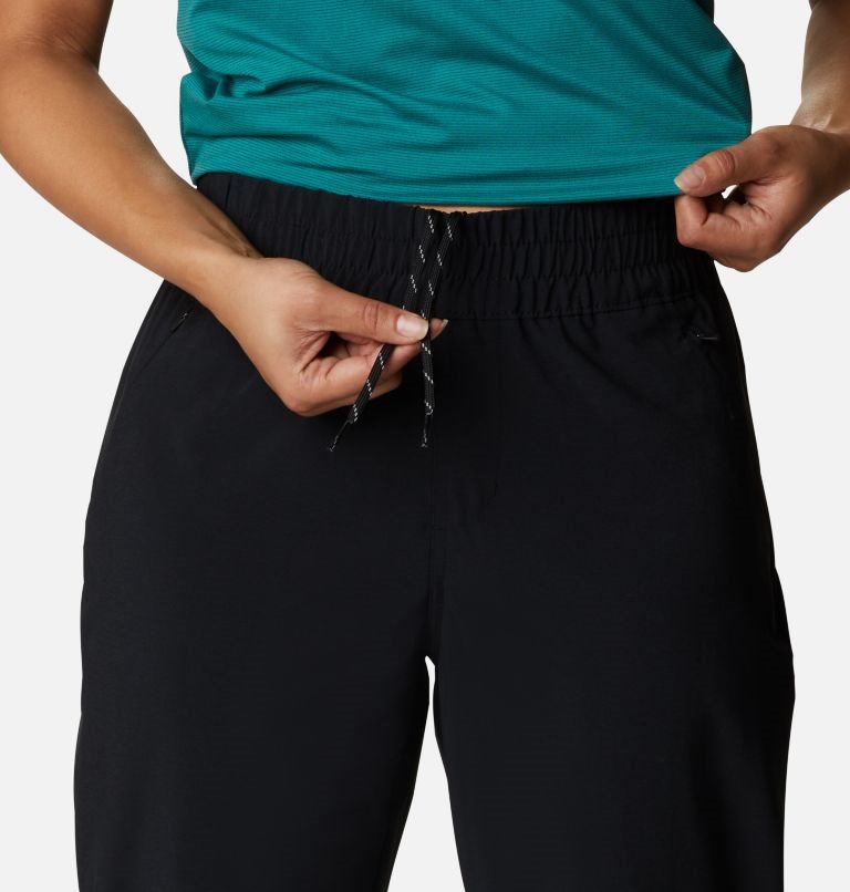 Women's Columbia Pleasant Creek Core Pants Black | CA-L03LA