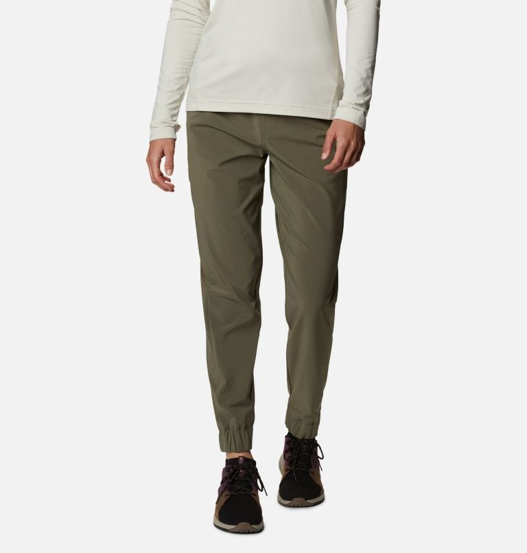 Women\'s Columbia Pleasant Creek Jogger Olive | CA-U01C6