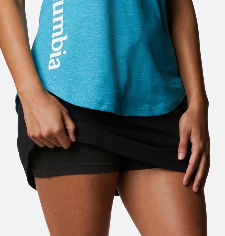 Women's Columbia Pleasant Creek Skorts Black | CA-G0L35