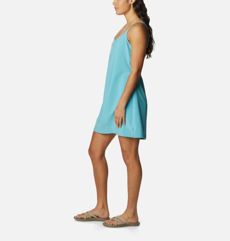 Women's Columbia Pleasant Creek Stretch Dress Turquoise | CA-J30AL