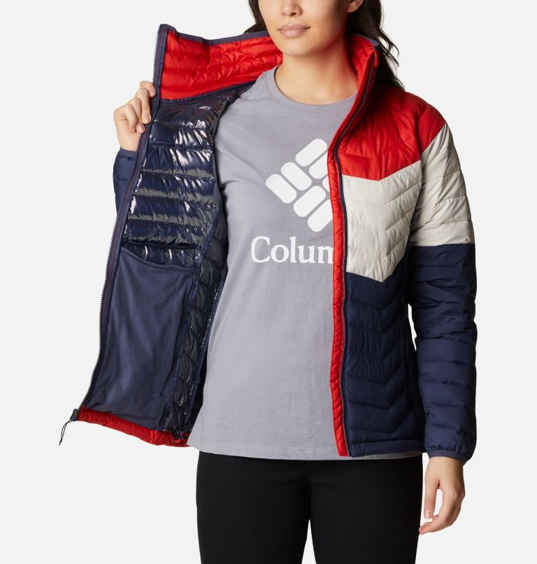 Women's Columbia Powder Lite Blocked Jackets Multicolor | CA-PCL30