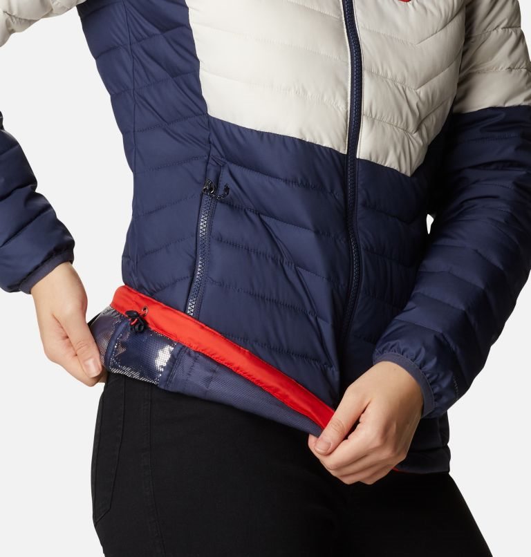 Women's Columbia Powder Lite Blocked Jackets Multicolor | CA-PCL30