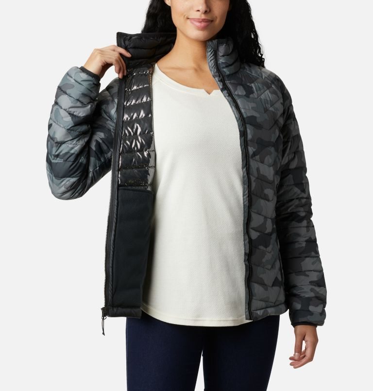 Women's Columbia Powder Lite Jackets Camo | CA-SC0A5