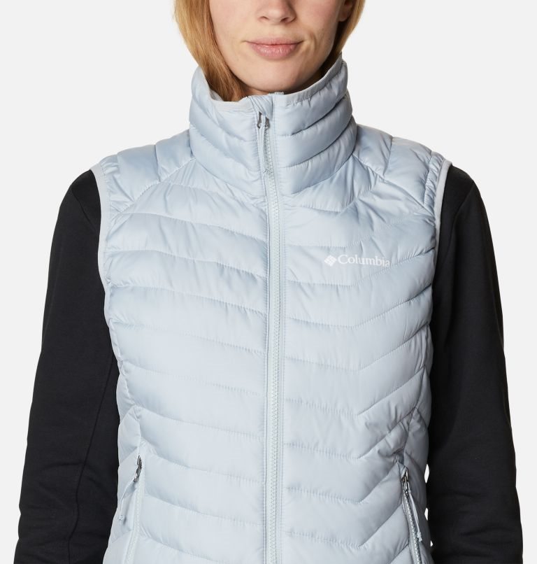 Women's Columbia Powder Lite Vest Light Grey | CA-CC368