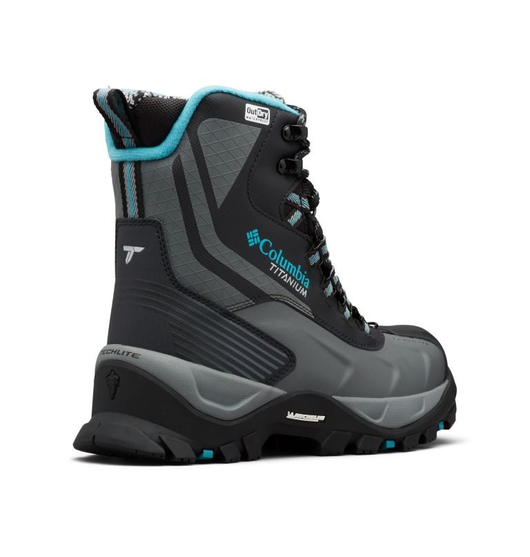 Women's Columbia Powderhouse Titanium Omni-Heat 3D OutDry Boots Black | CA-O01L4