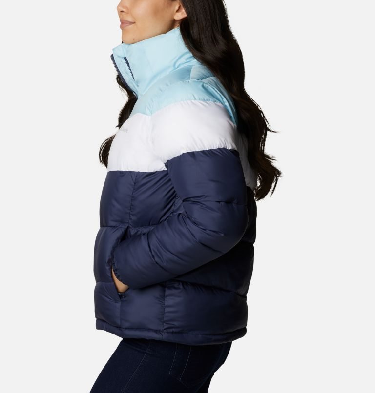 Women's Columbia Puffect Color Blocked Jackets Multicolor | CA-C348C