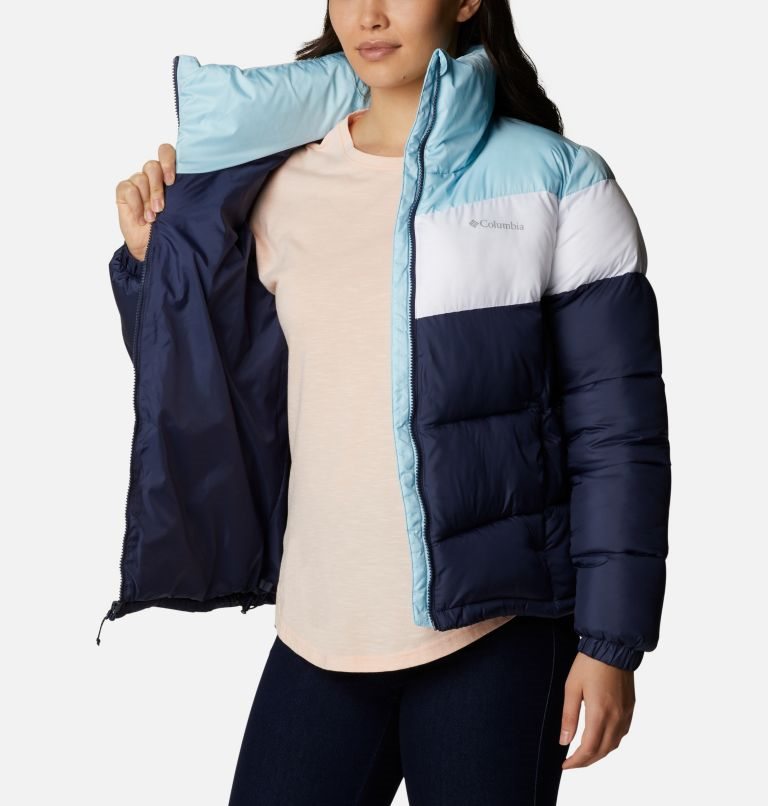 Women's Columbia Puffect Color Blocked Jackets Multicolor | CA-C348C