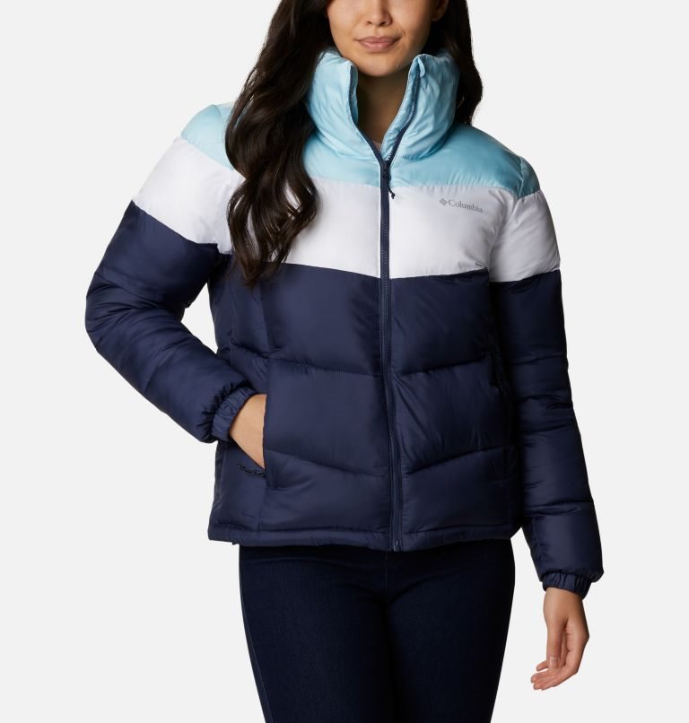 Women\'s Columbia Puffect Color Blocked Jackets Multicolor | CA-C348C