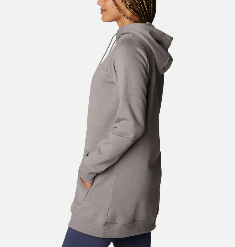 Women's Columbia Rush Valley Long Hoodie Grey | CA-O8350